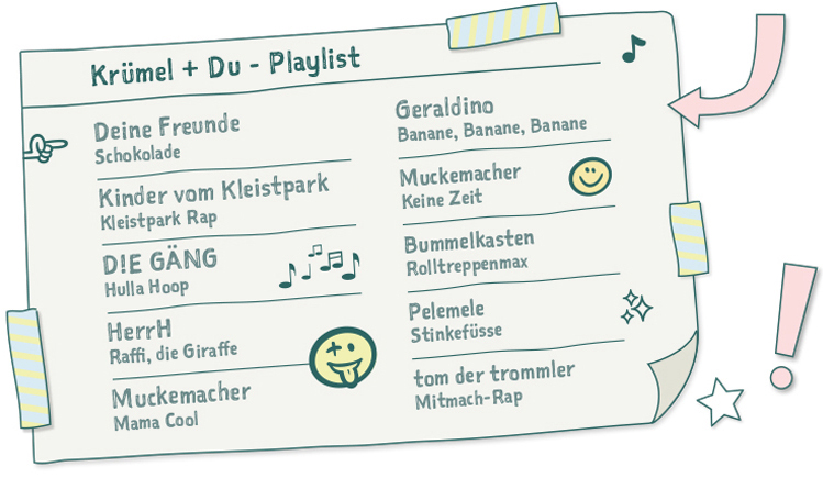 Krümel + Du Playlist